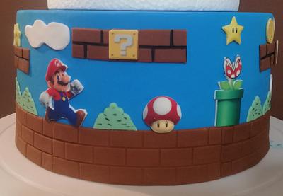 Super Mario Cake /part/ - Cake by ElizabetsCakes