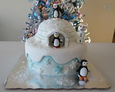 IGLOO CHRISTMAS CAKE - Cake by GABBY MEDD (Patricia G. Medrano)
