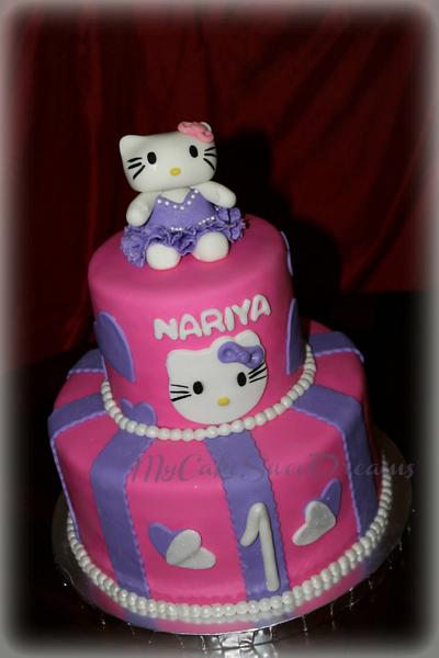 Hello Kitty First Birthday Cake - Cake by My Cake Sweet Dreams