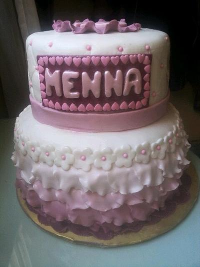My daughter birthday cake - Cake by randamas