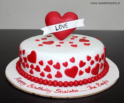 Heart cake - Cake by Sweet Mantra Homemade Customized Cakes Pune