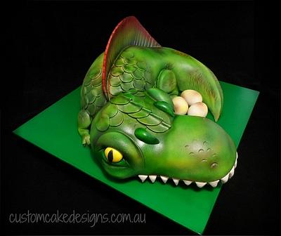 Boys Dinosaur Cake - Cake by Custom Cake Designs