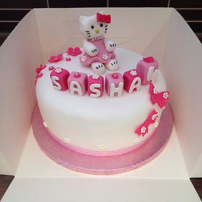 Hello Kitty birthday cake - Cake by Cakesbymrsmacca