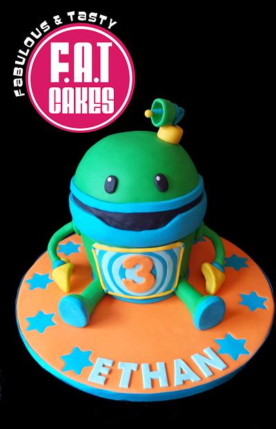 BOT from Team Umizoomi  - Cake by FatCakes