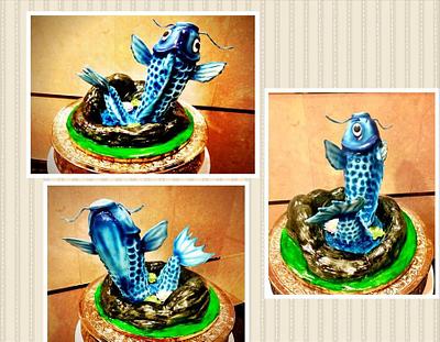 Jumping Fish. - Cake by three lights cakes