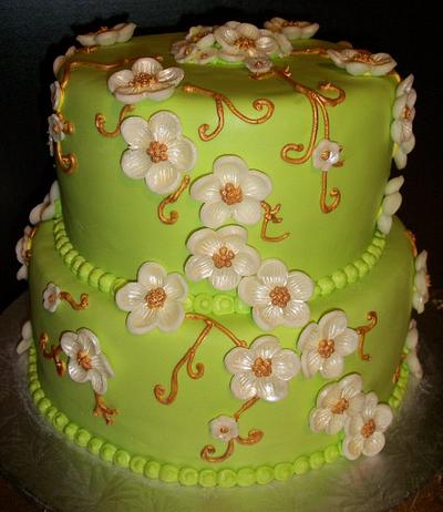 Floral Cake - Cake by Tracy's Custom Cakery LLC