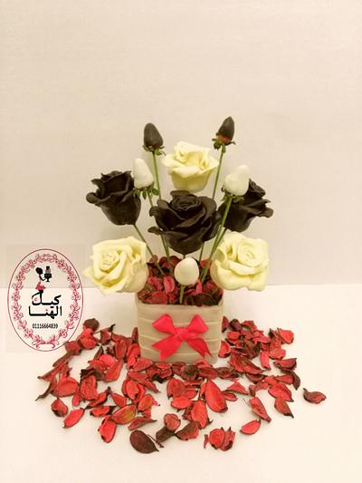 Flowers cake pops - Cake by Hana's cakes