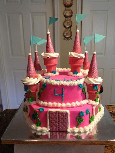 Enchanted Castle Cake - Cake by Custom Cakes & Cupcakes by Trish