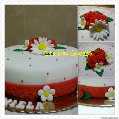 Bolo com flores - Cake by ItaBolosDecorados