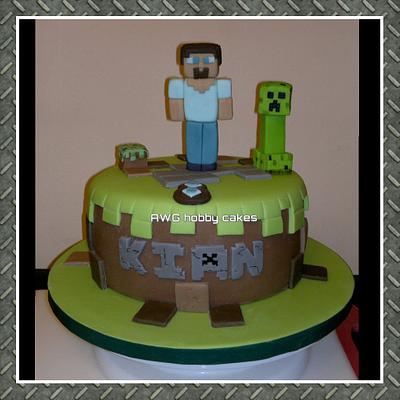 Minecraft for Kian - Cake by AWG Hobby Cakes