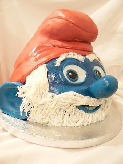 Papa Smurf - Cake by FANCY THAT CAKES