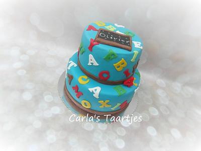 Alphabet Cake - Cake by Carla 
