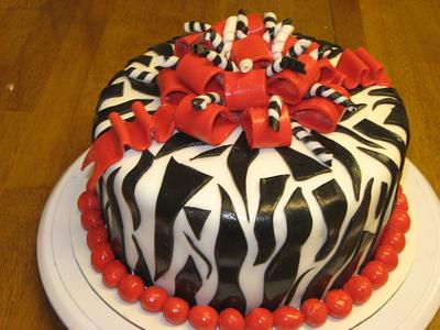Zebra Cake - Cake by Peggy