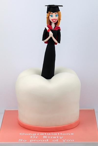 Giant Tooth Graduation Cake - Cake by Cakes For Show