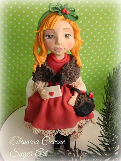 My Christmas doll!!! - Cake by Eleonora Ciccone