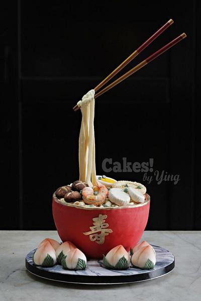 Longevity noodles - Cake by Cakes! by Ying
