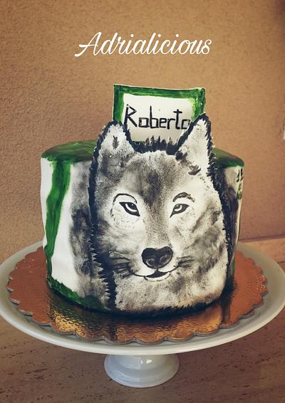 Wolf cake - Cake by Adrialicious 