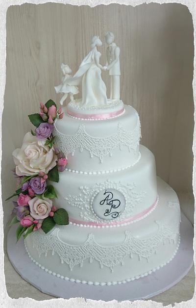 Wedding cake  - Cake by Emanuela