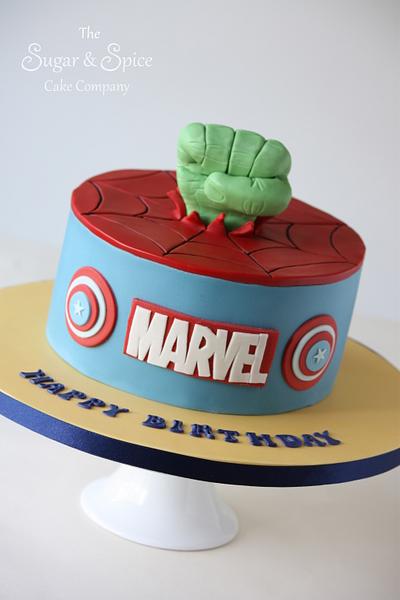 Marvel Superheros - Cake by The Sugar & Spice Cake Company