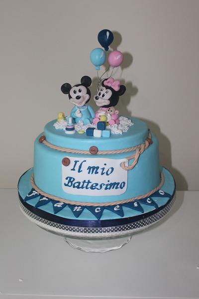the baptism of Francesco! - Cake by Elena Michelizzi