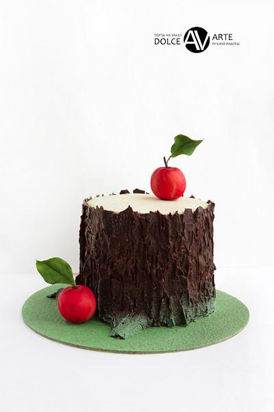 stump with apples - Cake by Alina Vaganova