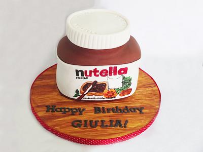 Nutella Jar Cake - Cake by Larisse Espinueva