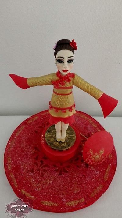 Chinese dance - Cake by Julieta ivanova Julietas cakes