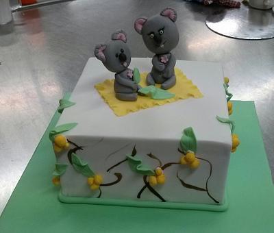Koala square cake  - Cake by Jelena