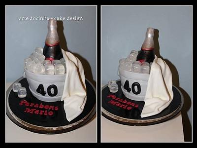 Bolo balde de gelo - Cake by Arte docinha - cake design 