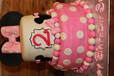Minnie Mouse Birthday Cake - Cake by Kimberly Miller