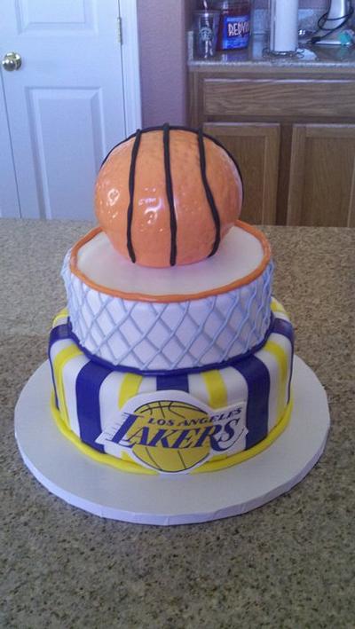 Lakers cake - Cake by Specialty Cakes by Steff
