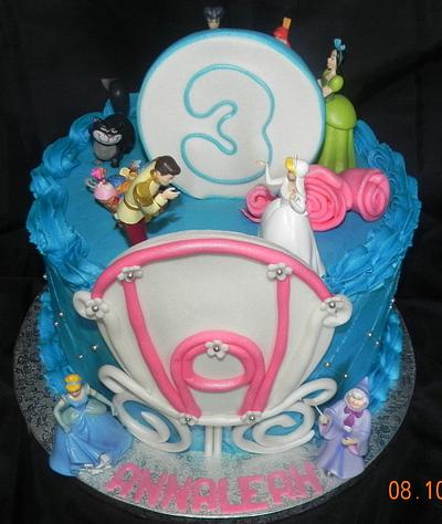 Cinderella themed cake - Cake by Renacakes
