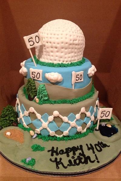 Golf cake - Cake by Beverly Coleman 
