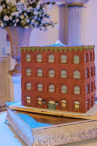 3D Building Cake - Cake by sibelsah