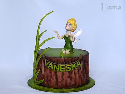 Tinkerbell cake - Cake by Lorna