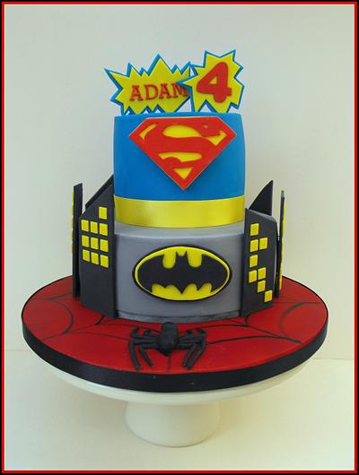 Superhero Cake - Cake by Gill W