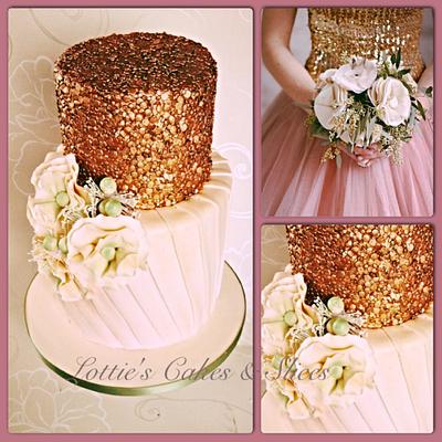Fashion inspired Wedding Cake - Cake by Lotties Cakes & Slices 