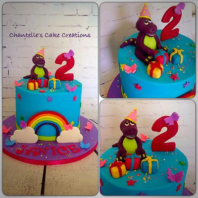 Barney birthday - Cake by Chantelle's Cake Creations