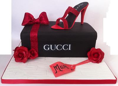 Gucci Shoe Box Cake - Cake by Chocomoo