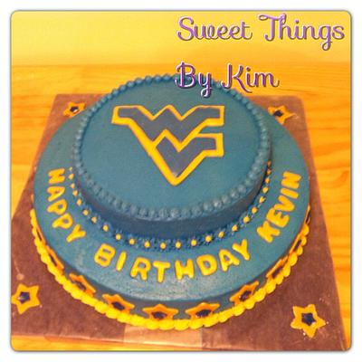 WVU cake - Cake by Kimberly