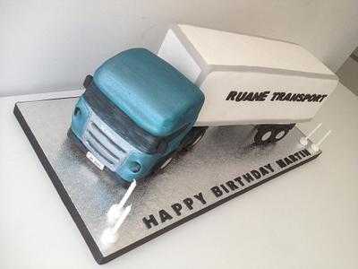 Scania Truck - Cake by Janine Lister
