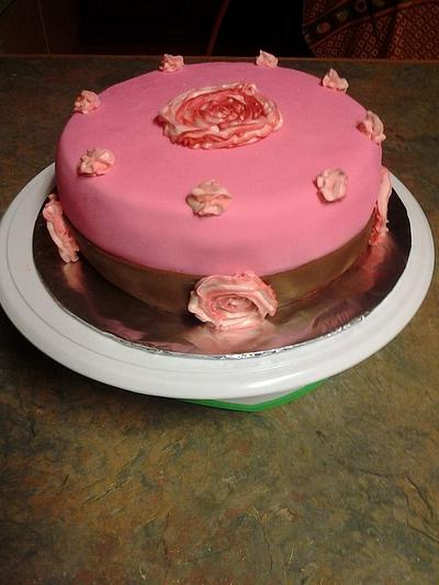 Rose Cake - Cake by Ashley's Bakery