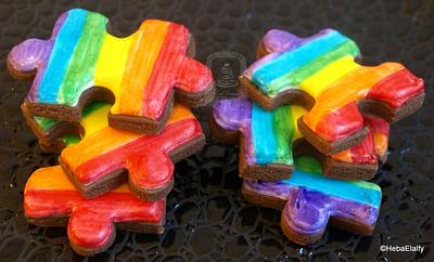 Rainbow Puzzles - Cake by Sweet Dreams by Heba 