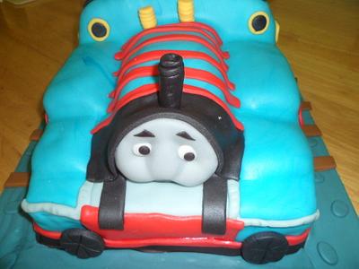 Thomas the Train - Cake by JudeCreations