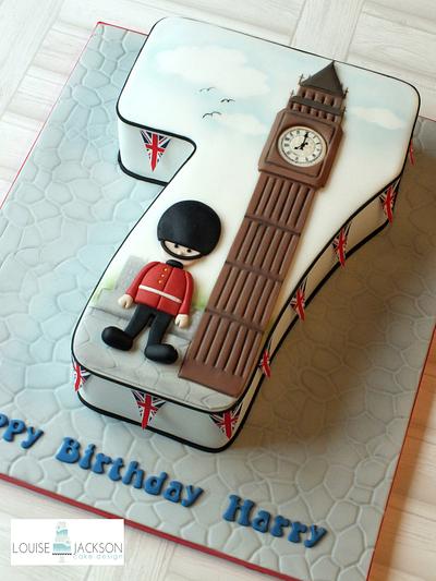 N0.7 London Theme - Cake by Louise Jackson Cake Design