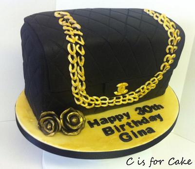Chanel Black Bag - Cake by Cis4Cake