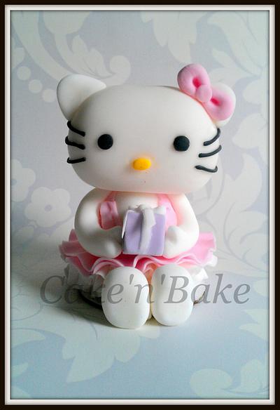 Hello Kitty model topper - Cake by Helenmarie's Cake Boutique