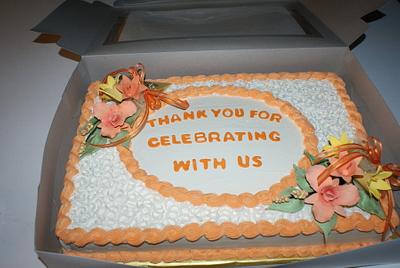 Thank You Cake - Cake by Laurie