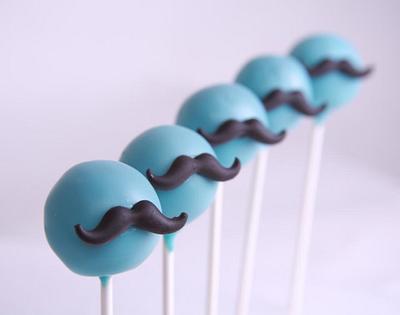 Mustache cakepops - Cake by Ann