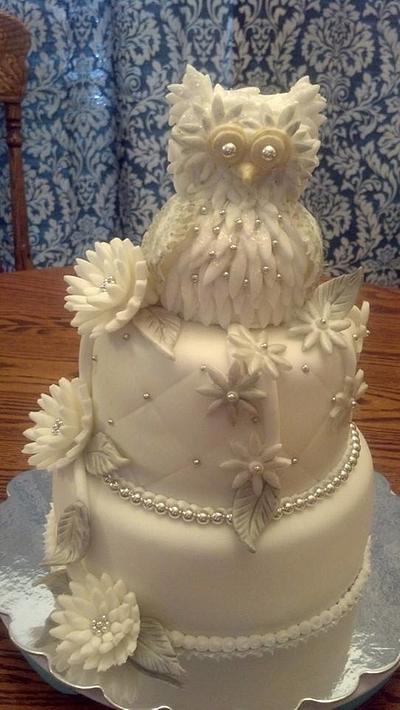 Jeweled Owl Birthday Cake - Cake by Sherry's Sweet Shop